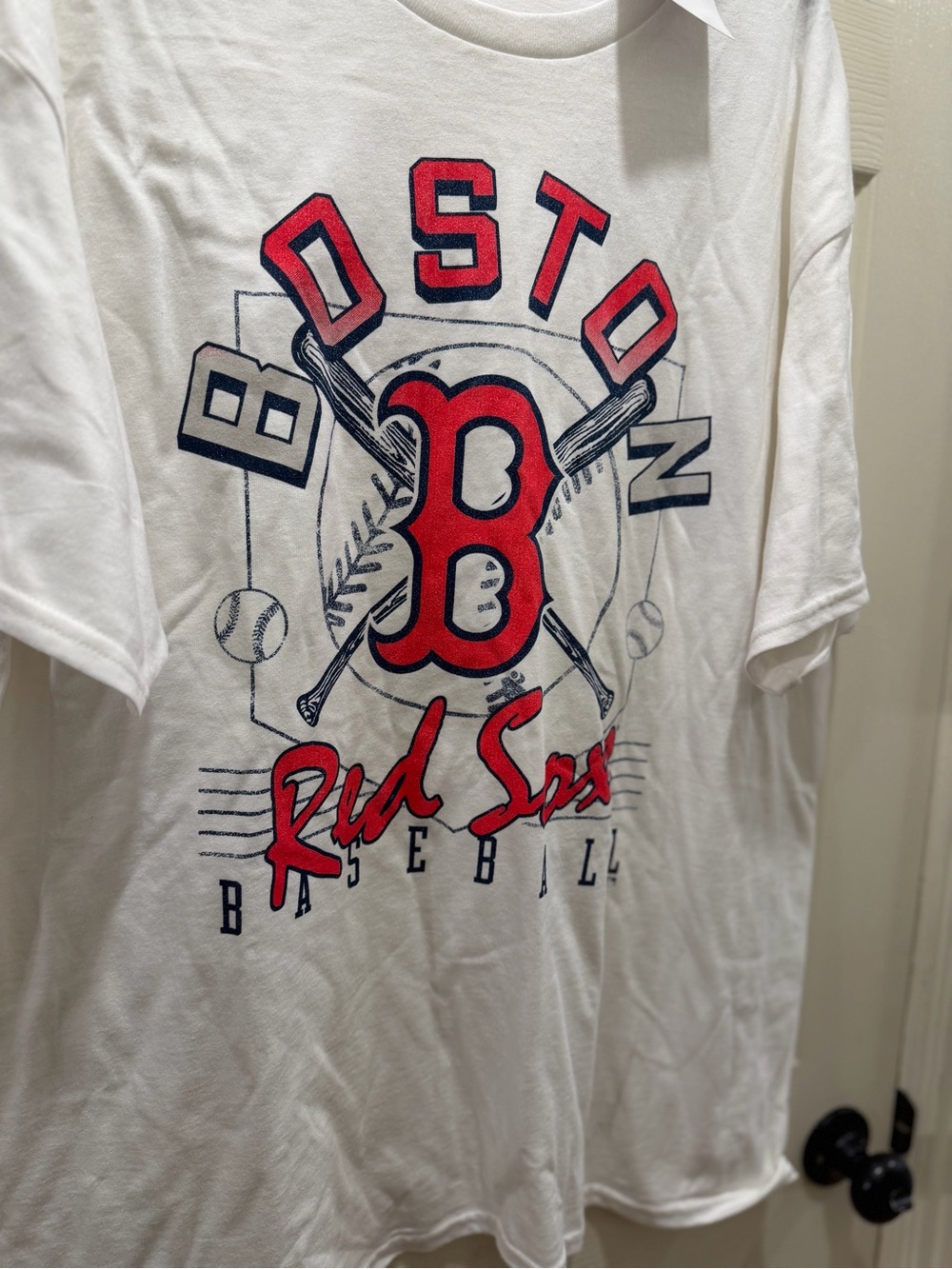 Champion x Boston Red Sox White Graphic Tee XL - Picture 2 of 4